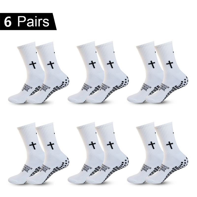 Ankle Support Badminton - 4/5/6 pares de calcetines antideslizantes para