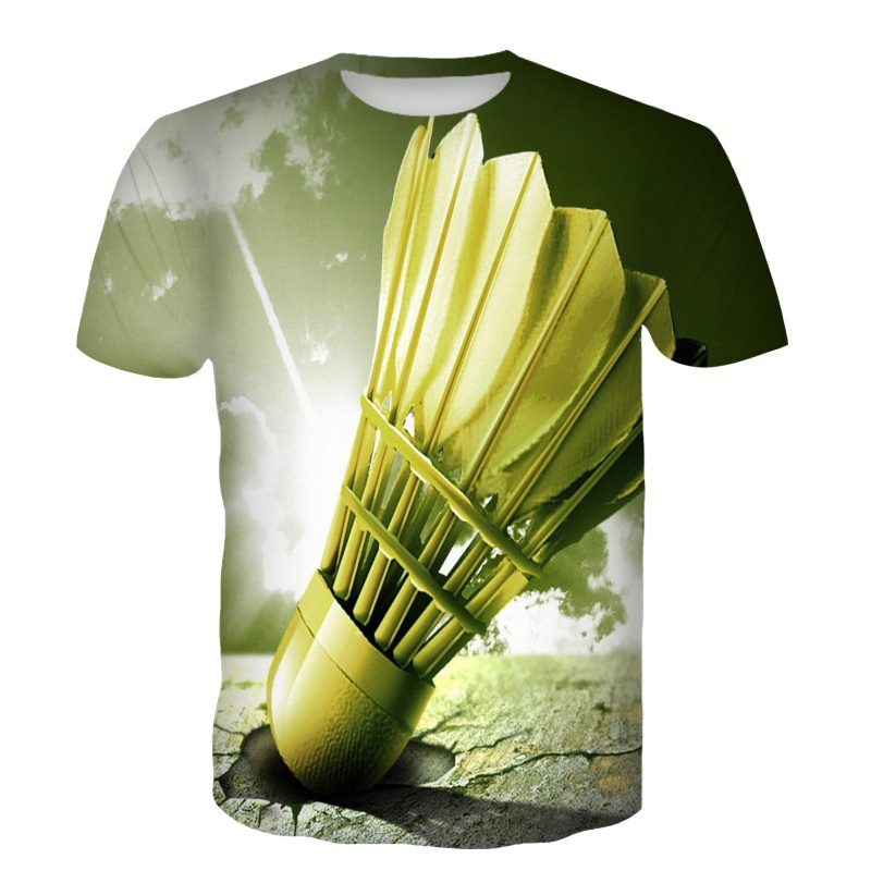 Badminton Aesthetic - Camisetas de bádminton con estampado 3D