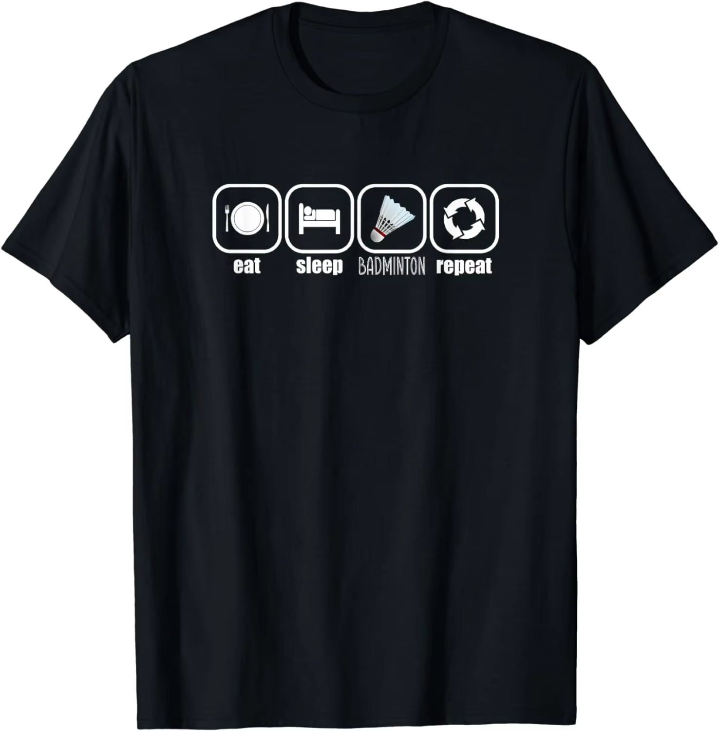 Badminton China - Camiseta gráfica divertida con diseño de