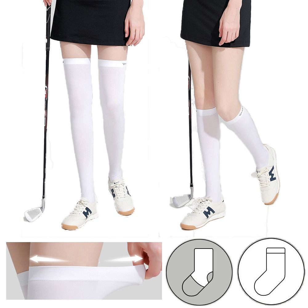 Ankle Support Badminton - Calcetines altos de protección solar de