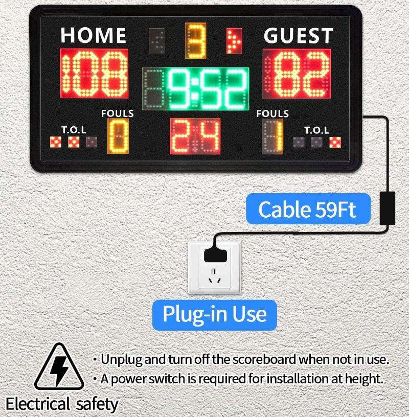 Panel de Control Portátil para - Scoreboard Digital reseña y precio