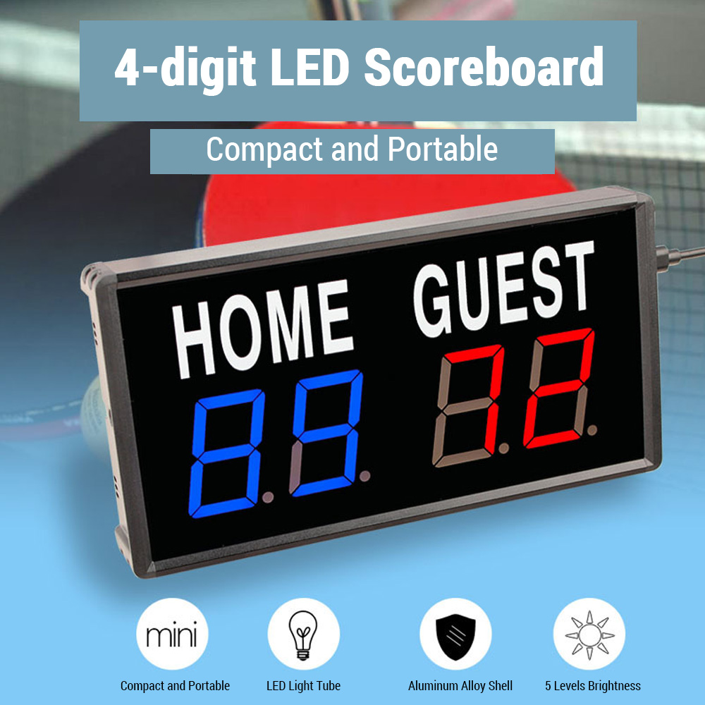 Marcador Electrónico Portátil  - Scoreboard Digital reseña y precio