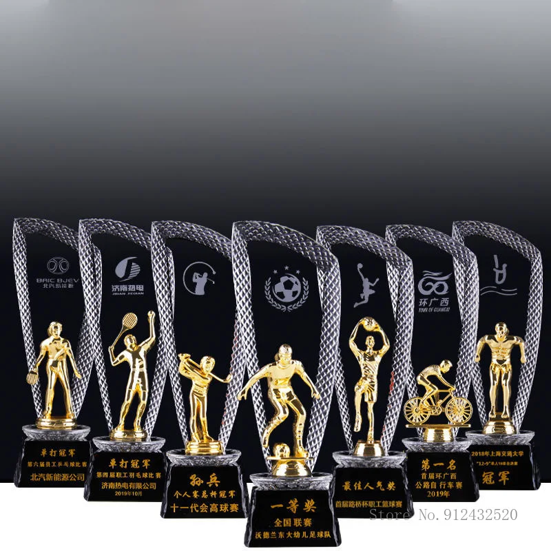 Trofeo de Cristal Personalizad - Badminton Europe reseña y precio