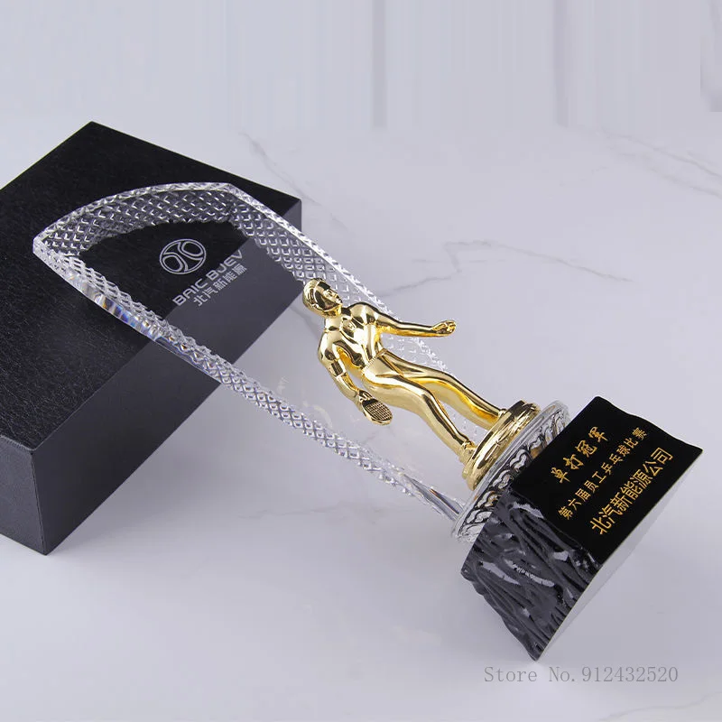 Trofeo de Cristal Personalizad - Badminton Europe reseña y precio