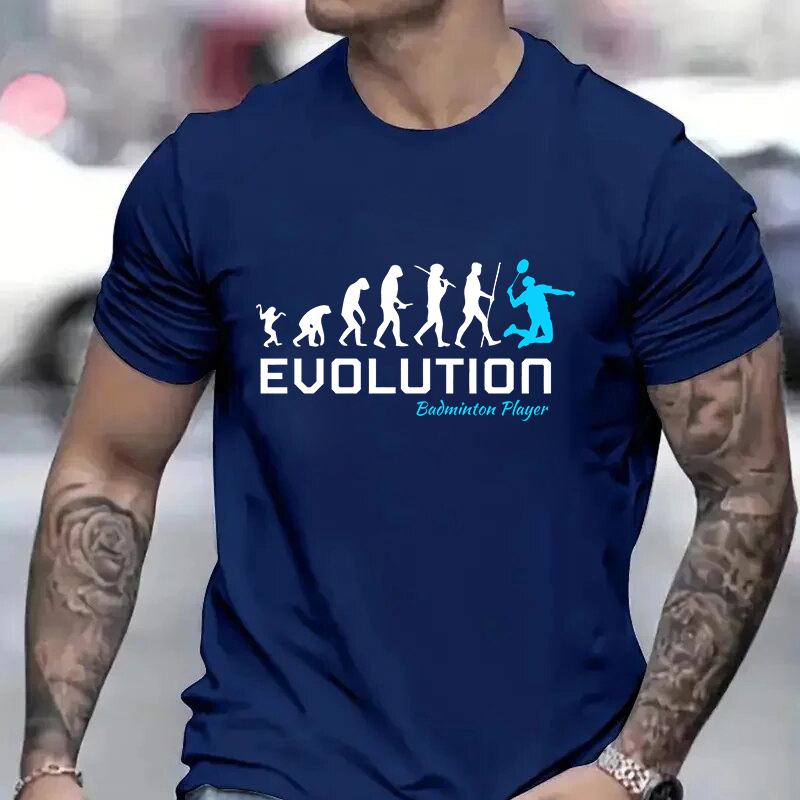 Camiseta divertida de evolució - Badminton China reseña y precio